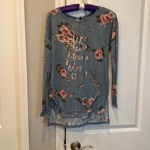 LC Lauren Conrad Disney Floral Sweater